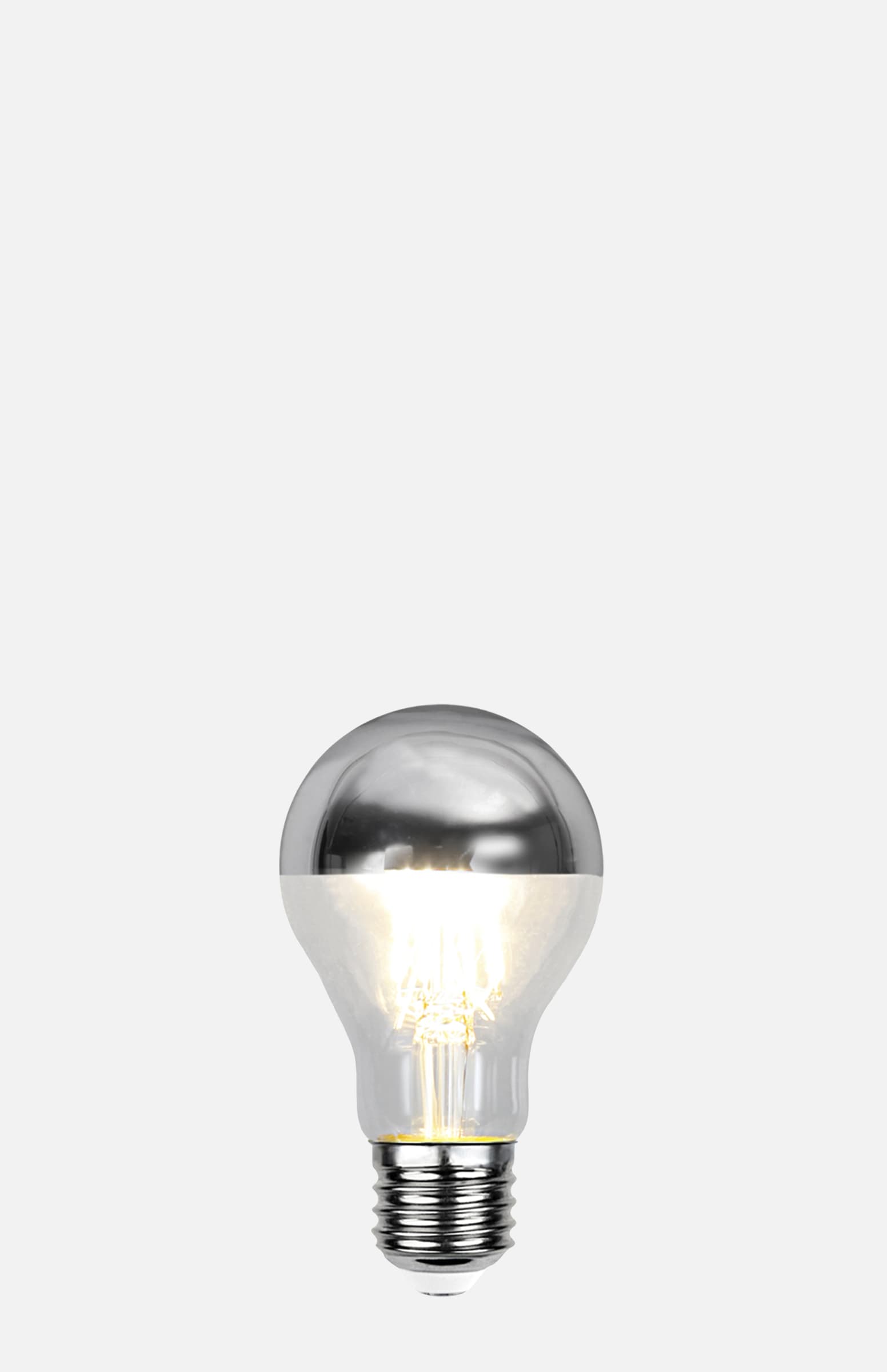 Light Source E27 LED Top Coated Silver 4W