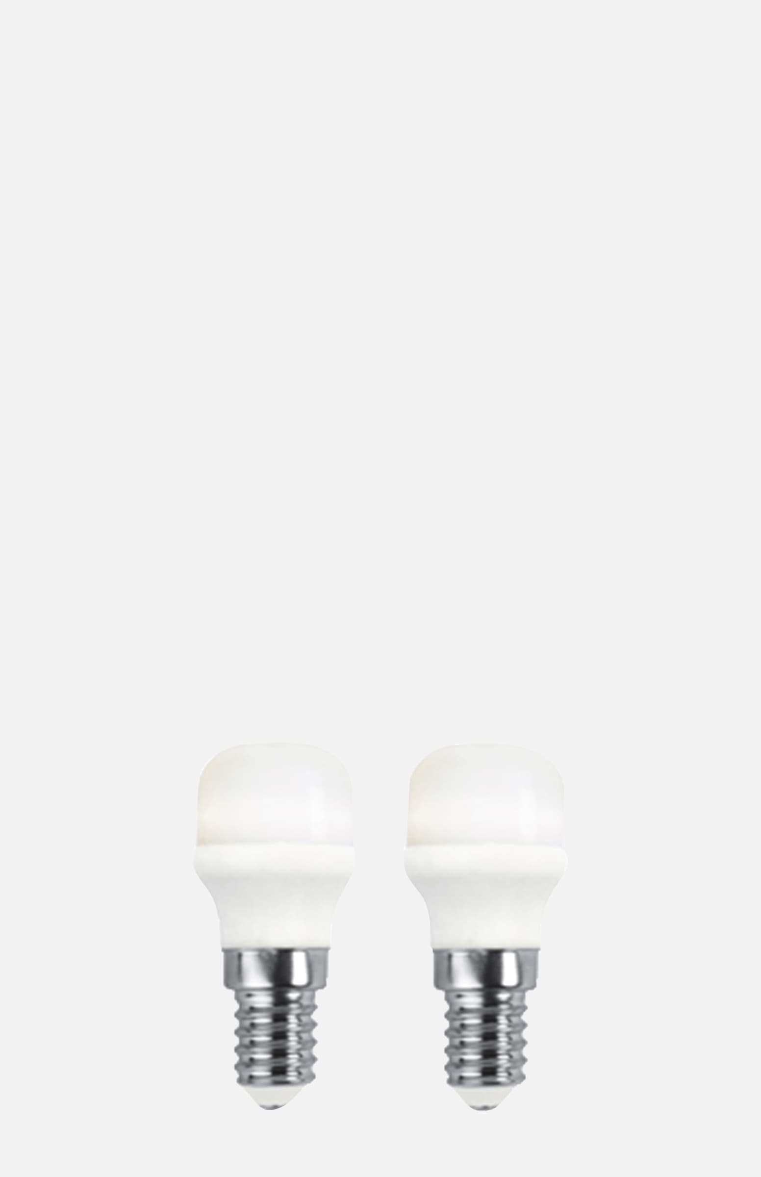 Light Source E14 LED Pear Opal 1,5W 2-Pack