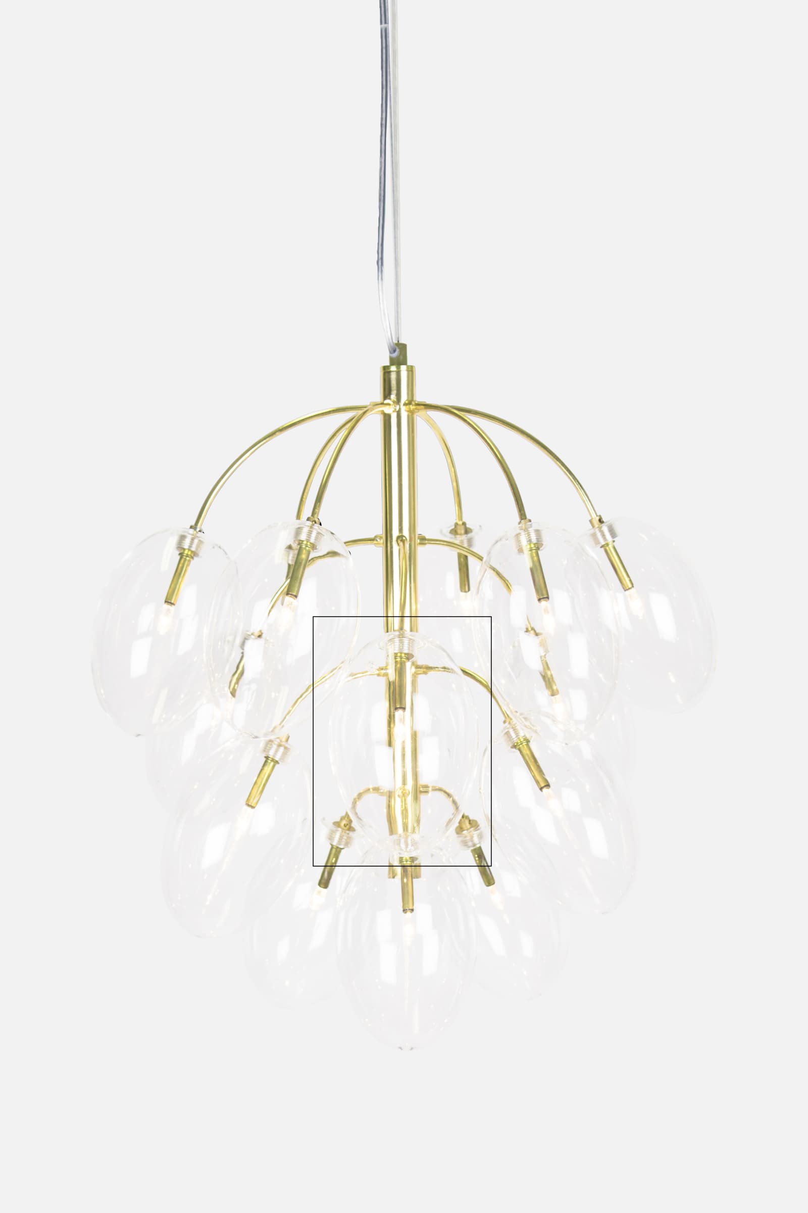 Reservglas Pendel/Bordslampa Drops