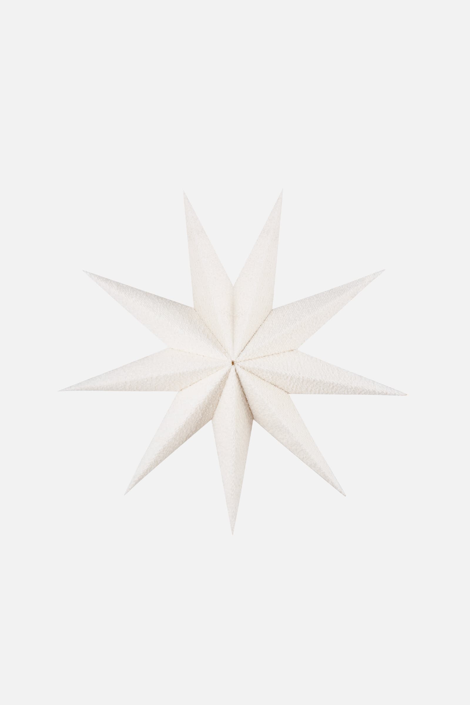Christmas Star Stella Bouclé 60 White