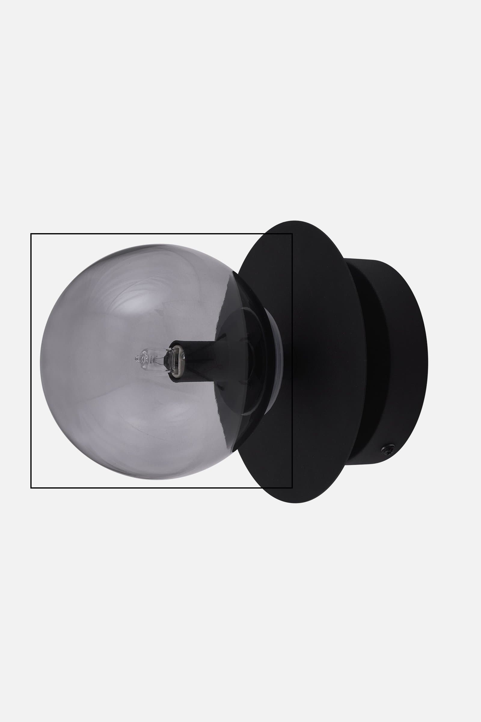 Spareglass 694111 Art Deco D13 Black/Smoke White