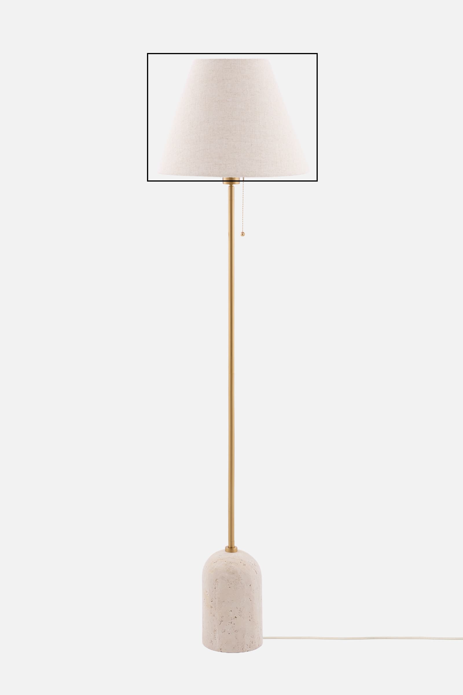 Spare shade Floor lamp Gino  Beige