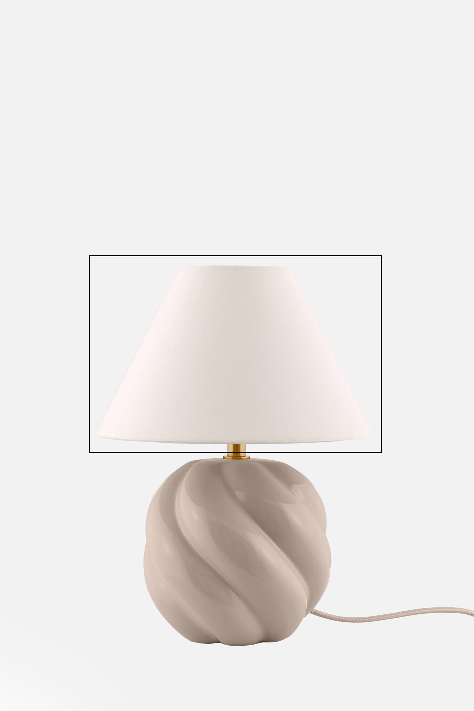 Spare shade Table lamp Dahlia 24 Beige